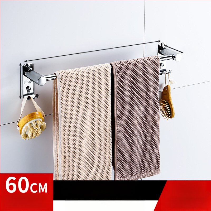 Rozsdamentes acél törölközőrúddal finom polírozással, 50 kg teherbírás, Tiantu, egyetlen réteg, új kínai stílus