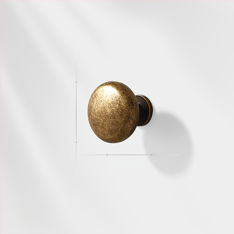 Λαβή πόρτας ντουλάπας από κράμμα ψευδαργύρου, βορειοευρωπαϊκό στυλ, γυαλισμένη και ηλεκτροπλατιωμένη