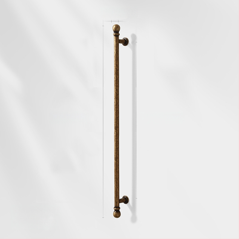 Λαβή πόρτας ντουλάπας από κράμμα ψευδαργύρου, βορειοευρωπαϊκό στυλ, γυαλισμένη και ηλεκτροπλατιωμένη