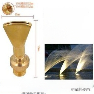 Duza de fontană din cupru și oțel inoxidabil 304, duze multiple pentru peisaje acvatice