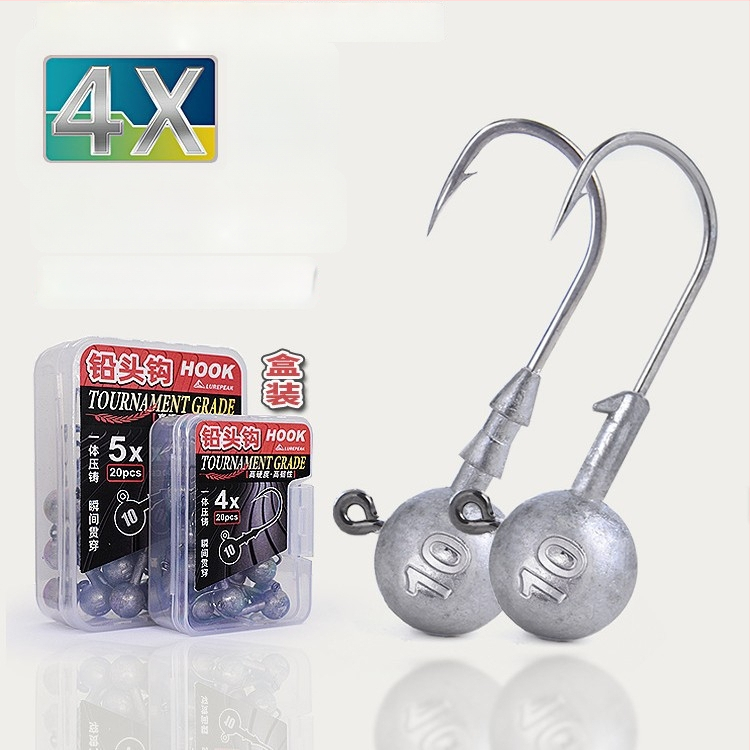 Seelucker cârlig cu cap de plumb, cu dinți, ambalaj 10 000 de bucăți, pentru pescuit în rezervoare.