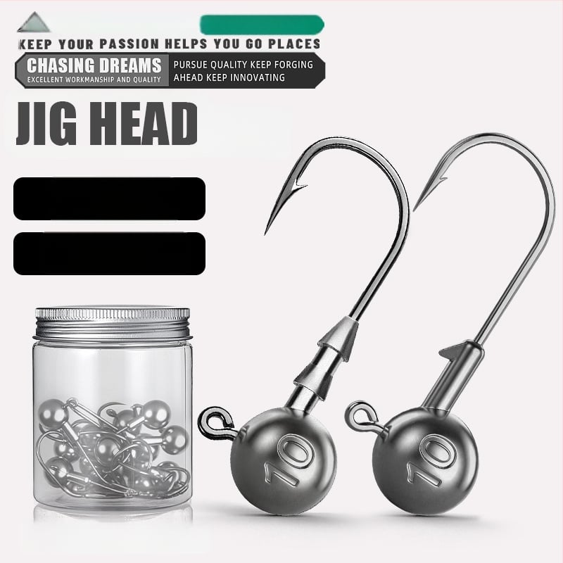 Seelucker cârlig cu cap de plumb, cu dinți, ambalaj 10 000 de bucăți, pentru pescuit în rezervoare.