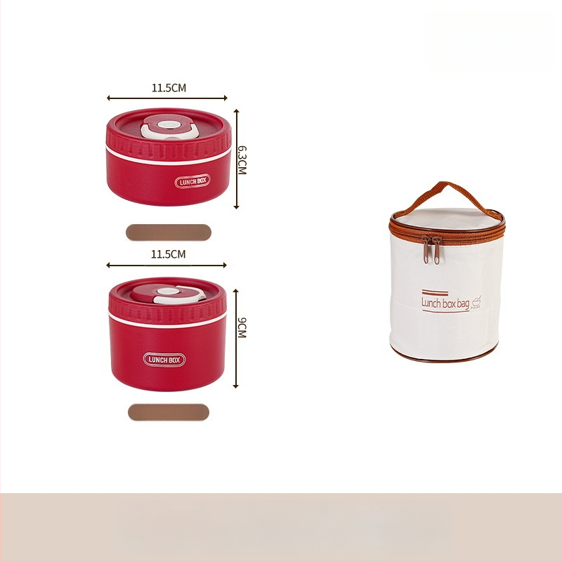 304 rozsdamentes acél ebédes doboz, termoszigetelt, szivárgásmentes, hordozható, többszintes kialakítás akár négy rétegig, mikrohullámú sütőbe tehető