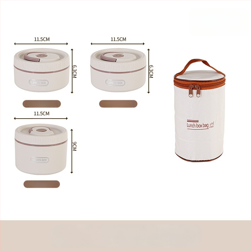 304 rozsdamentes acél ebédes doboz, termoszigetelt, szivárgásmentes, hordozható, többszintes kialakítás akár négy rétegig, mikrohullámú sütőbe tehető