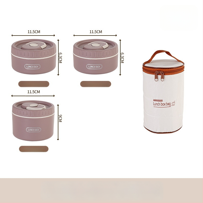 304 rozsdamentes acél ebédes doboz, termoszigetelt, szivárgásmentes, hordozható, többszintes kialakítás akár négy rétegig, mikrohullámú sütőbe tehető