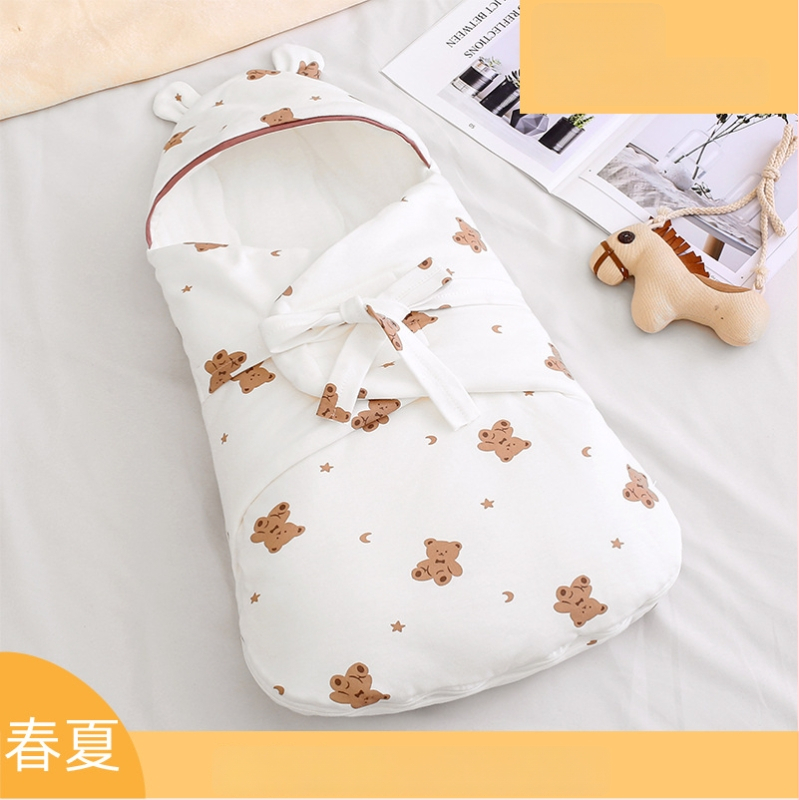 Νεογέννητος υπνόσακος-σβούλ από 100% βαμβάκι, γέμισμα βαμβάκι, κατάλληλος για Άνοιξη, Καλοκαίρι, Φθινόπωρο και Χειμώνα