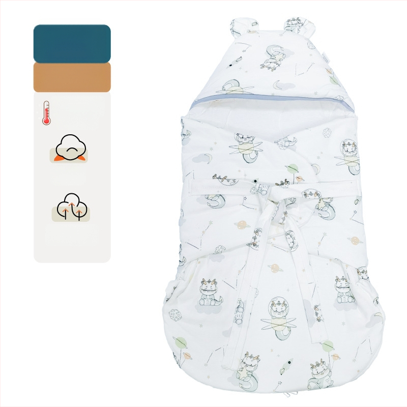 Νεογέννητος υπνόσακος-σβούλ από 100% βαμβάκι, γέμισμα βαμβάκι, κατάλληλος για Άνοιξη, Καλοκαίρι, Φθινόπωρο και Χειμώνα