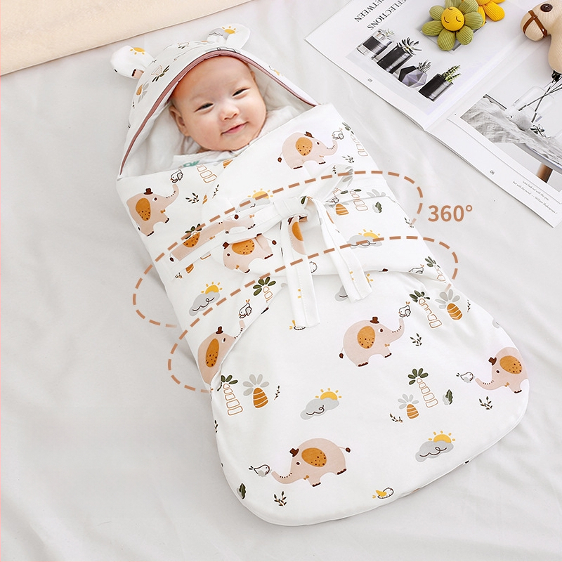 Νεογέννητος υπνόσακος-σβούλ από 100% βαμβάκι, γέμισμα βαμβάκι, κατάλληλος για Άνοιξη, Καλοκαίρι, Φθινόπωρο και Χειμώνα