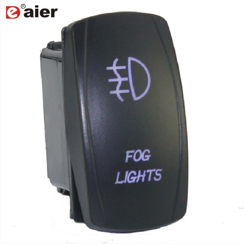 DAIER θαλάσσιο διακόπτης με φως, αδιάβροχος τετράγωνος διακόπτης, 20 A, CE, κάτω από 50 V, 50.000 κύκλοι μόνωσης ≥1000