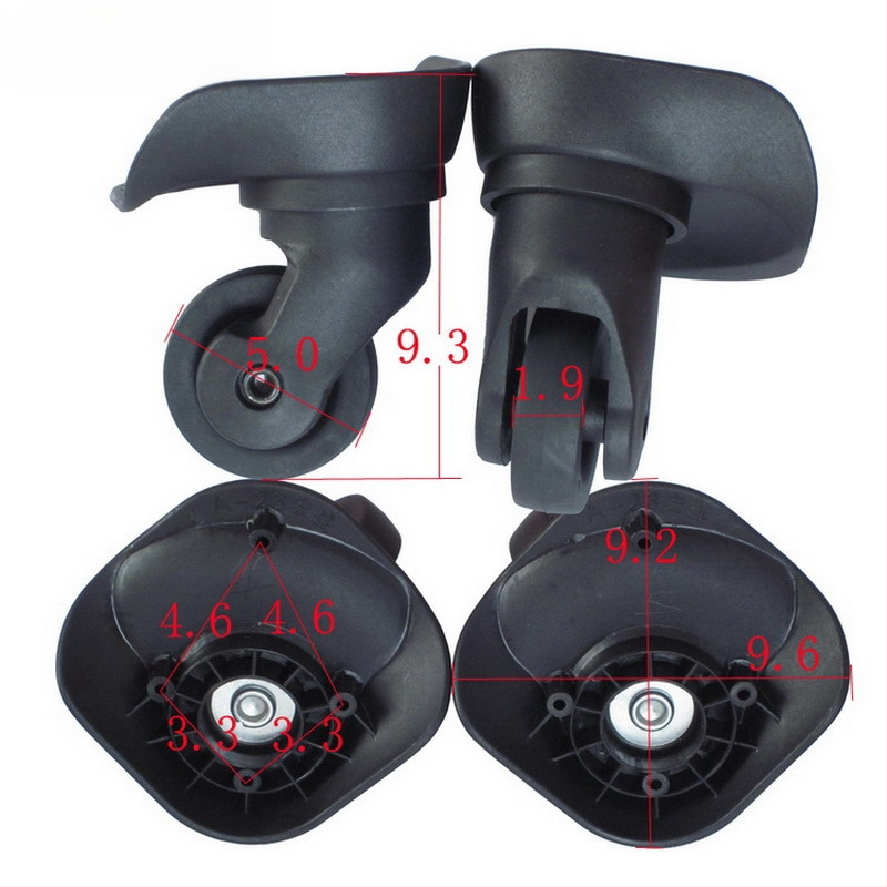 Аксесоари за колелата на багаж ABS материал, модел A20-A90, универсални колелни части, пускане през есента на 2023