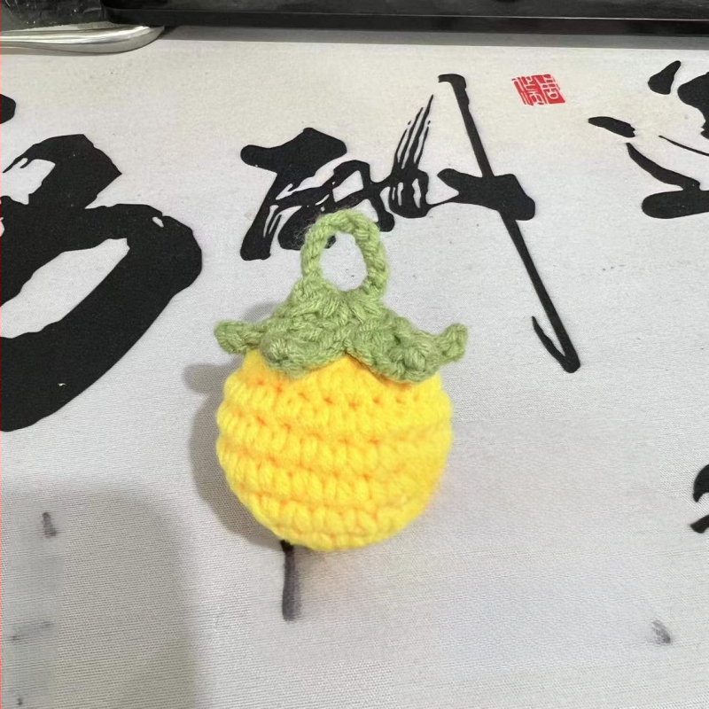 Κρεμαστό από μαλλί, πλεγμένο με βελονάκι, μοτίβο δράκου, κορεάτικο στυλ