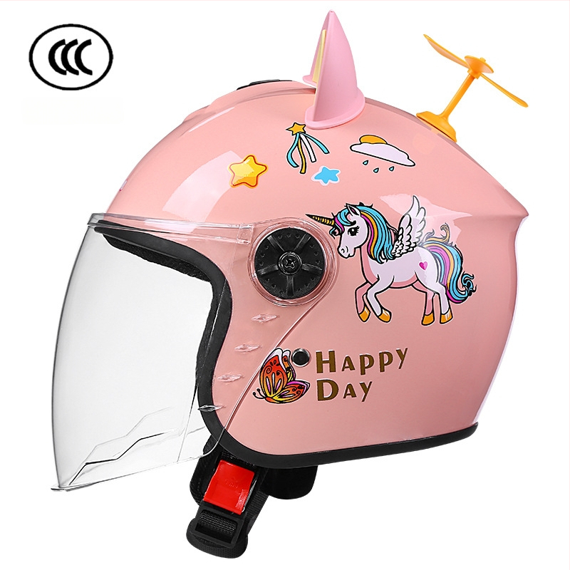 Παιδικό κράνος για ηλεκτρικά ποδήλατα, unisex, τύπος μισού κράνους, για όλες τις εποχές, ABS υλικό