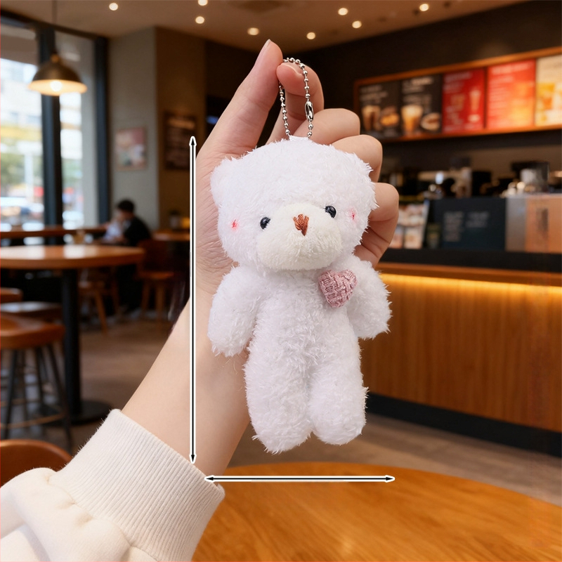 Λούτρινο αρκουδάκι με μπρελόκ – κρυσταλλικά απαλό γούνι, γέμισμα PP βαμβάκι, εξατομίκευση δειγμάτων, κατάλληλο από 14 ετών