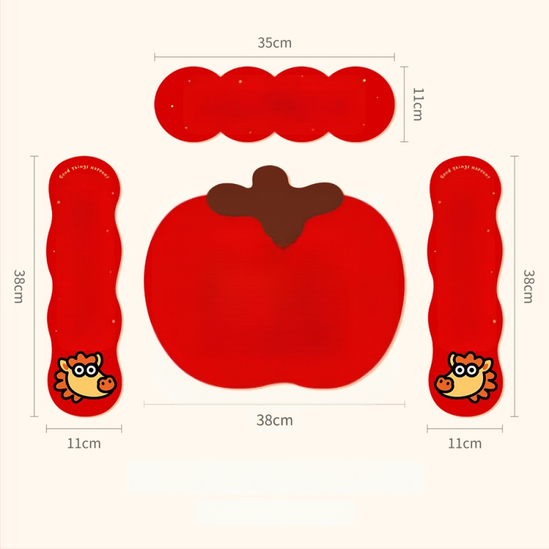 Spring Couplet PVC Ajtó Matrica, Áldásokkal, Nyomtatás, XiGe, Modell JDT-DL