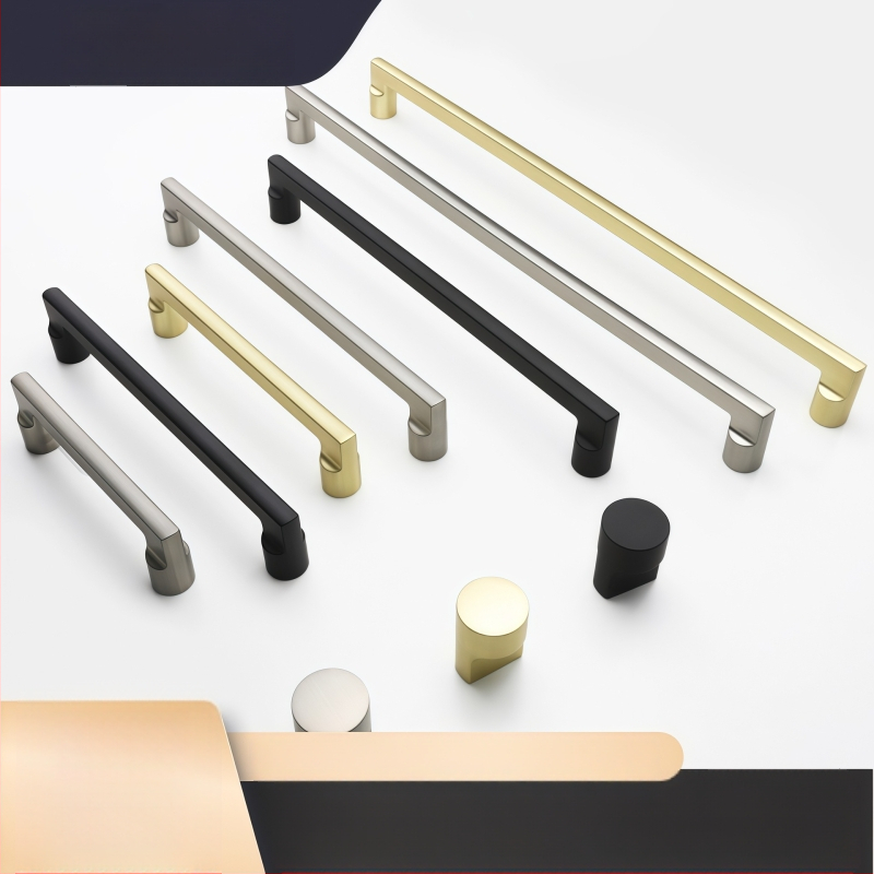 Χειρολαβή ντουλαπιού από κράμα ψευδαργύρου, τόξου σχήματος, μοντέρνου στυλ, επιφανειακή τοποθέτηση, μοντέλο Rz007