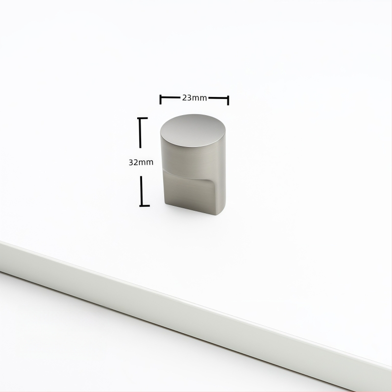 Χειρολαβή ντουλαπιού από κράμα ψευδαργύρου, τόξου σχήματος, μοντέρνου στυλ, επιφανειακή τοποθέτηση, μοντέλο Rz007