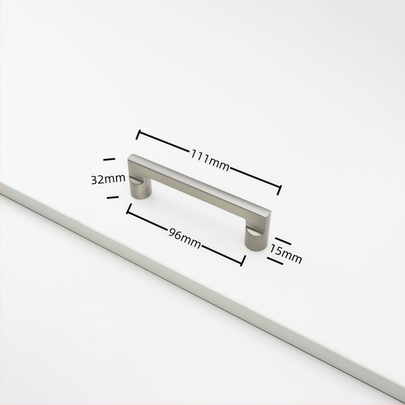 Χειρολαβή ντουλαπιού από κράμα ψευδαργύρου, τόξου σχήματος, μοντέρνου στυλ, επιφανειακή τοποθέτηση, μοντέλο Rz007