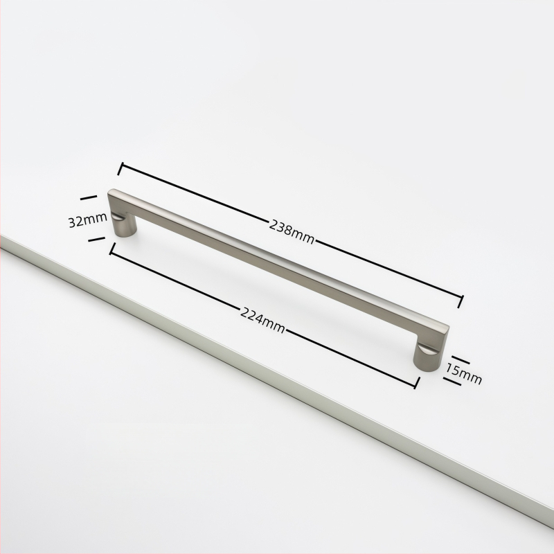 Χειρολαβή ντουλαπιού από κράμα ψευδαργύρου, τόξου σχήματος, μοντέρνου στυλ, επιφανειακή τοποθέτηση, μοντέλο Rz007