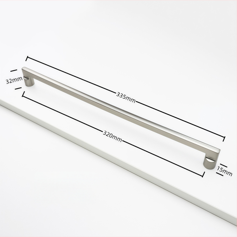 Χειρολαβή ντουλαπιού από κράμα ψευδαργύρου, τόξου σχήματος, μοντέρνου στυλ, επιφανειακή τοποθέτηση, μοντέλο Rz007