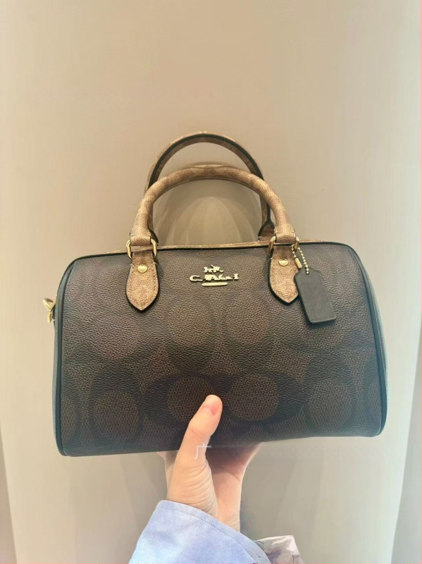 Τσάντα crossbody σε σχήμα μαξιλαριού, γνήσιο μοσχαρίσιο δέρμα, φερμουάρ, θήκες για κινητό και έγγραφα, με μία ιμάντα