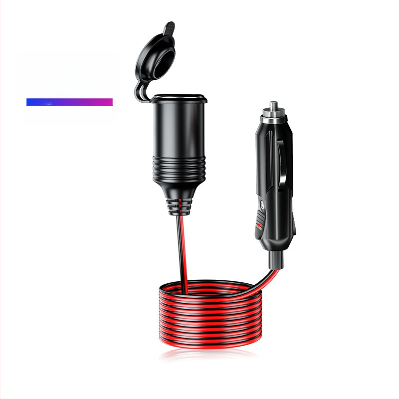 Autós szivargyújtó hosszabbító 12V/24V, Bakelit ház, modell Y8, 250W