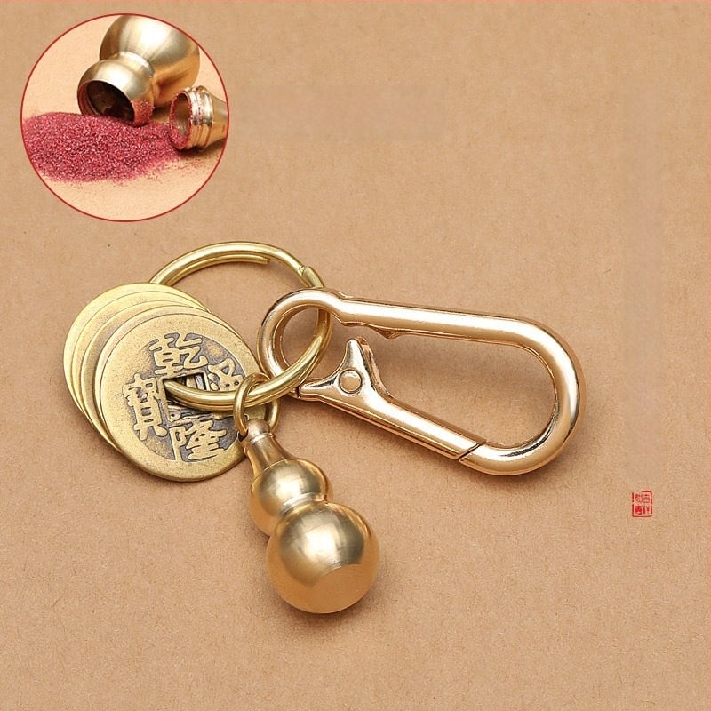 Kovový kľúčen s Pixiu, motívy tekvice a zverokruhu — prívesok na auto a tašku, unisex