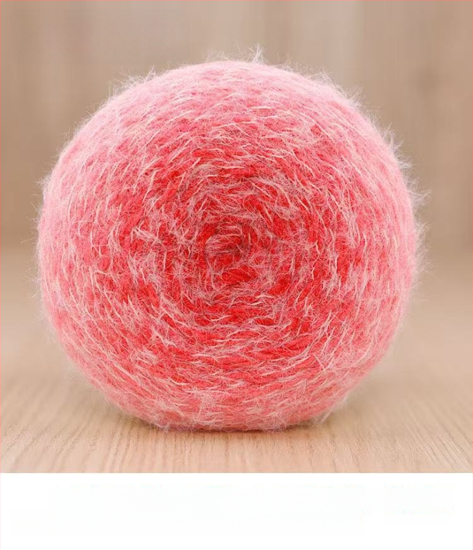 Прежда Magic Ball с пера — градиентна дълга нишка за DIY ръчно плетене, 7s Worsted, единична нишка, групова нишка