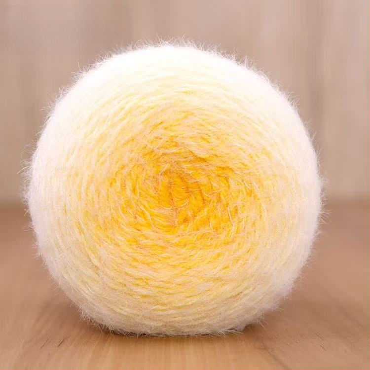 Прежда Magic Ball с пера — градиентна дълга нишка за DIY ръчно плетене, 7s Worsted, единична нишка, групова нишка