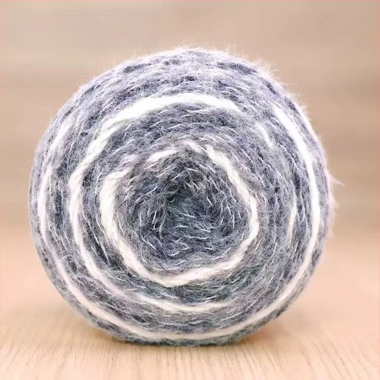 Прежда Magic Ball с пера — градиентна дълга нишка за DIY ръчно плетене, 7s Worsted, единична нишка, групова нишка