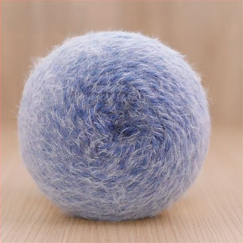Прежда Magic Ball с пера — градиентна дълга нишка за DIY ръчно плетене, 7s Worsted, единична нишка, групова нишка