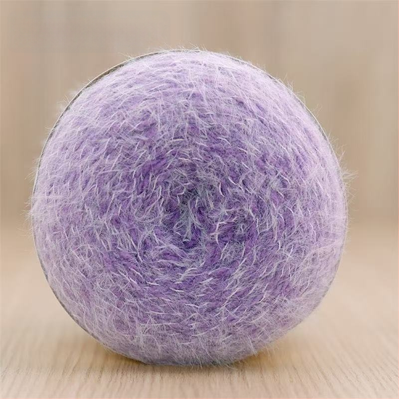 Прежда Magic Ball с пера — градиентна дълга нишка за DIY ръчно плетене, 7s Worsted, единична нишка, групова нишка