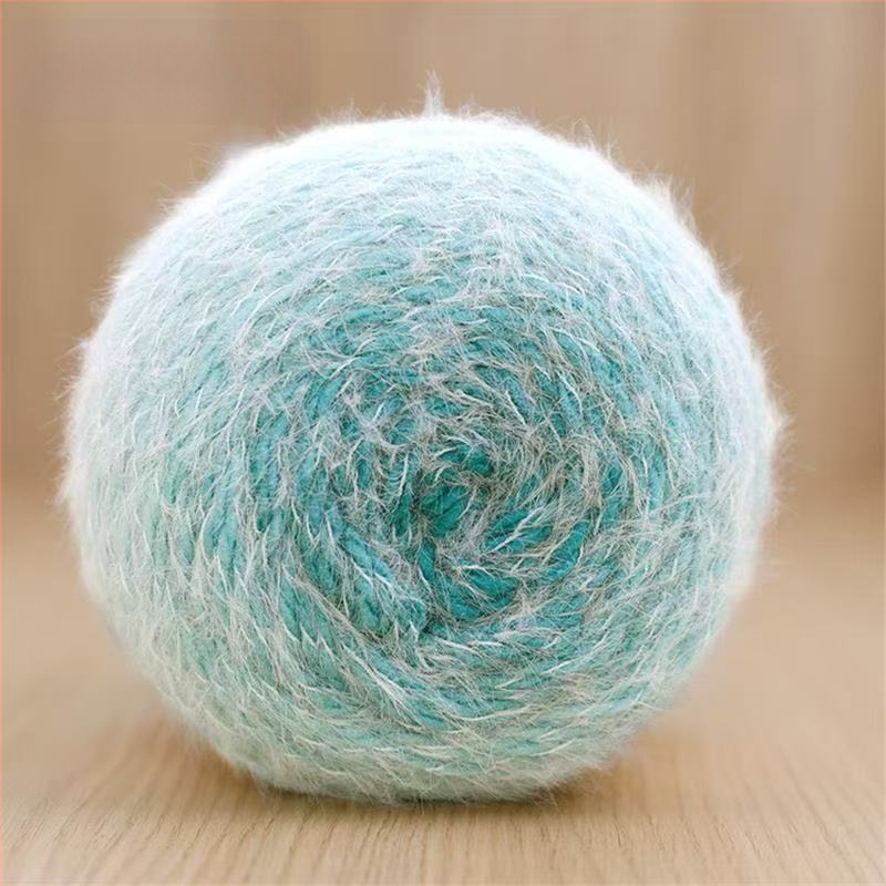 Прежда Magic Ball с пера — градиентна дълга нишка за DIY ръчно плетене, 7s Worsted, единична нишка, групова нишка