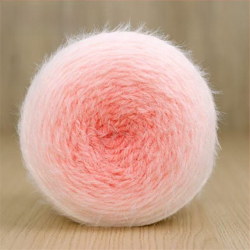 Прежда Magic Ball с пера — градиентна дълга нишка за DIY ръчно плетене, 7s Worsted, единична нишка, групова нишка