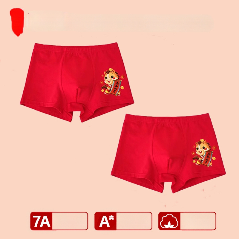 Chiloți pentru băieți, talie medie, 95% bumbac, Clasă de siguranță A, pentru copii mai mari