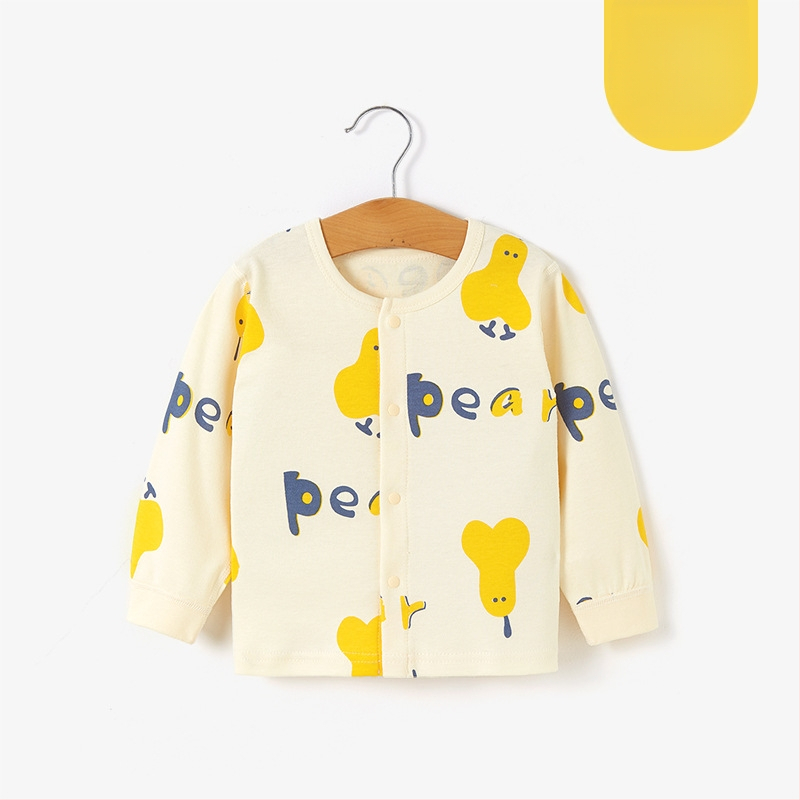 Unisex βαμβακερή θερμική μπλούζα βάσης για παιδιά 1–3 ετών, μαλακή επεξεργασία, στρογγυλή λαιμόκοψη, 100% βαμβάκι, Άνοιξη-Φθινόπωρο-Χειμώνας