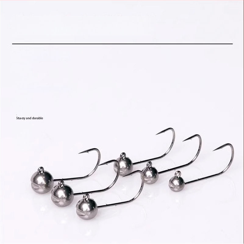 Cârlig de pescuit cu cap de oțel wolfram, fără cârlig, pentru biban negru, anti-încâlcire, pescuit în lac rezervoar