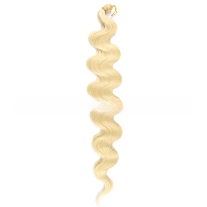 Enhe Body Wave Crochet perucă pentru femei — fibre sintetice rezistente la temperaturi, păr cu volum