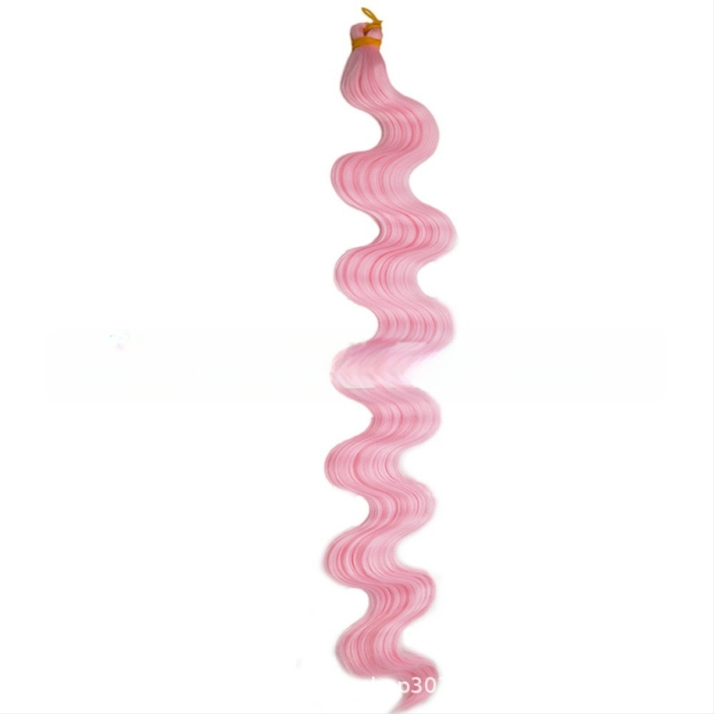 Enhe Body Wave Crochet perucă pentru femei — fibre sintetice rezistente la temperaturi, păr cu volum