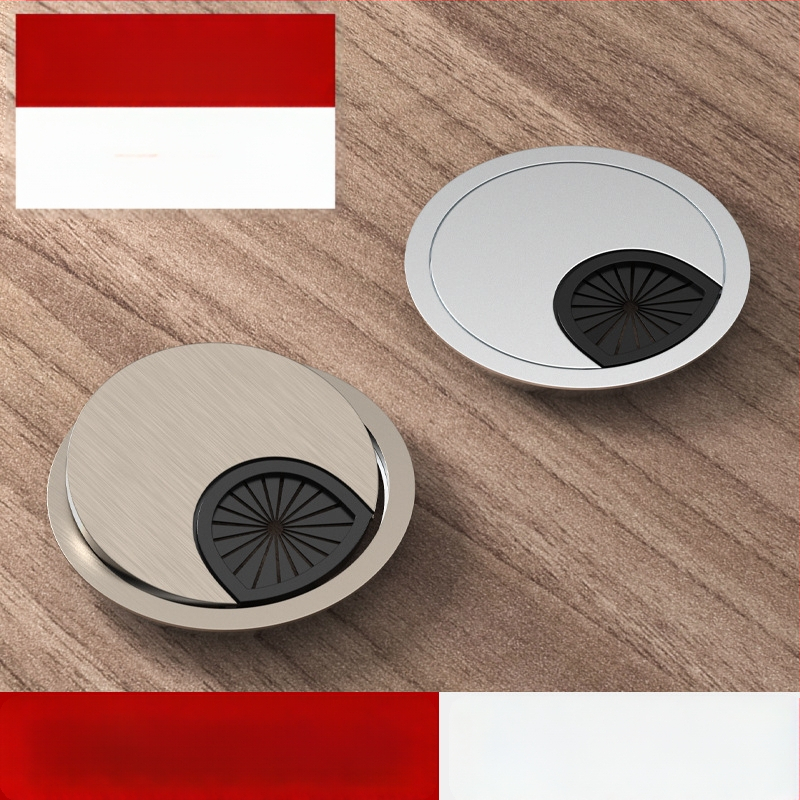 Καλύπτης οπής καλωδίων γραφείου – κράμα ψευδαργύρου, μοντέλο 006, Tai Yanchen, για γραφείο και υπολογιστή, στυλ Νέο κινεζικό