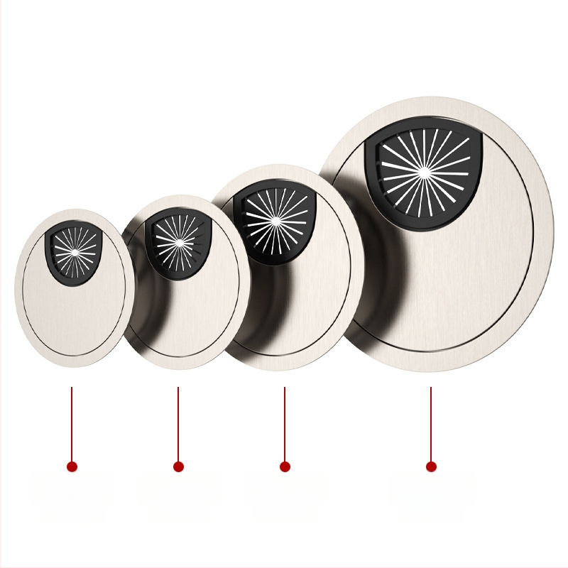 Καλύπτης οπής καλωδίων γραφείου – κράμα ψευδαργύρου, μοντέλο 006, Tai Yanchen, για γραφείο και υπολογιστή, στυλ Νέο κινεζικό