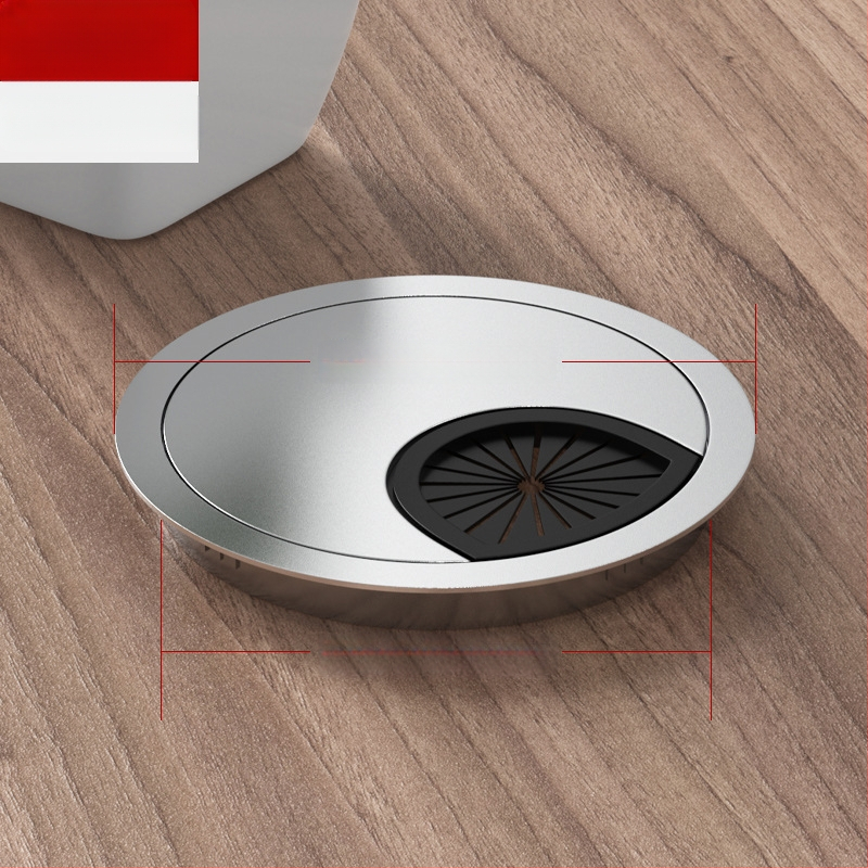 Καλύπτης οπής καλωδίων γραφείου – κράμα ψευδαργύρου, μοντέλο 006, Tai Yanchen, για γραφείο και υπολογιστή, στυλ Νέο κινεζικό