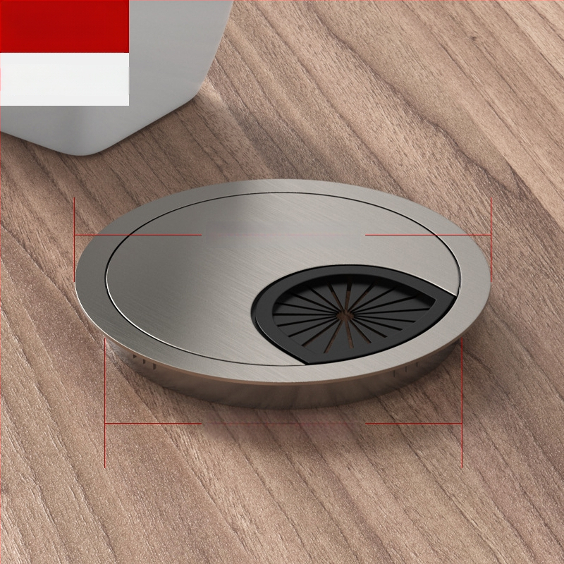 Καλύπτης οπής καλωδίων γραφείου – κράμα ψευδαργύρου, μοντέλο 006, Tai Yanchen, για γραφείο και υπολογιστή, στυλ Νέο κινεζικό