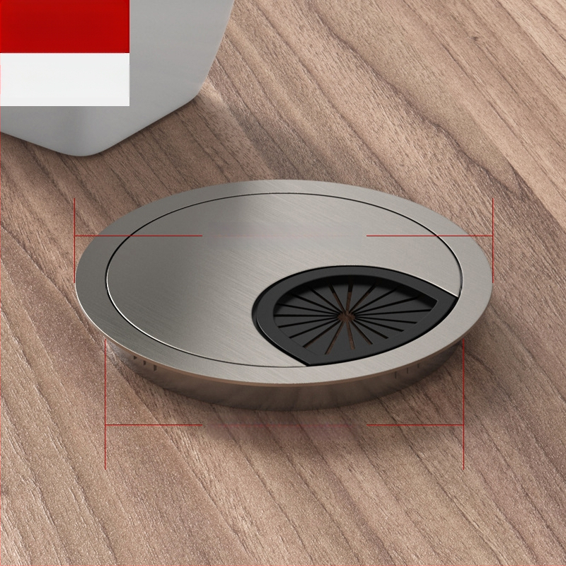 Καλύπτης οπής καλωδίων γραφείου – κράμα ψευδαργύρου, μοντέλο 006, Tai Yanchen, για γραφείο και υπολογιστή, στυλ Νέο κινεζικό