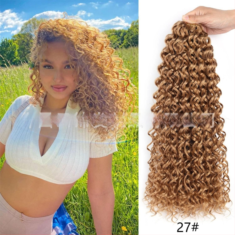 Yunjin YJ-GOGO crochet paróka - GoGo Curl, egzotikus stílus, belföldi selyem rost, mechanikus folyamat, formaváltoztatás