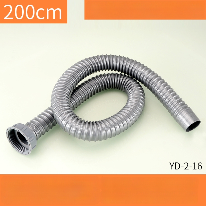 Plastová odtoková trubka pre drez, S-oblúkový tvar, ťahový typ, moderný jednoduchý štýl, prispôsobenie k dispozícii