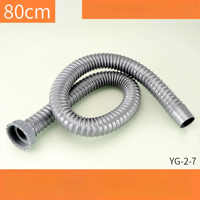 Plastová odtoková trubka pre drez, S-oblúkový tvar, ťahový typ, moderný jednoduchý štýl, prispôsobenie k dispozícii