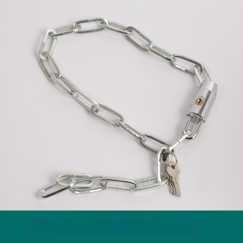 Oakman Láncos zár kerékpárok és motorkerékpárokhoz – vasból készült lánc, üveg- és külső ajtókhoz, testreszabható, modern stílus