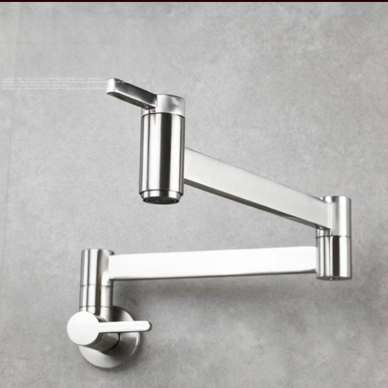 Falcová skladacia kuchynská batéria z meďe, teplá a studená voda, otočná o 360°, model 2016