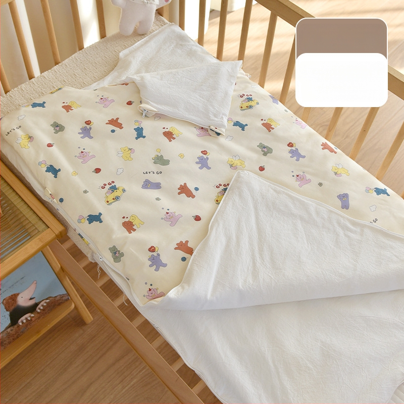 Sac de dormit pentru nou-născuți, bumbac 100%, umplutură poliester, design gros de iarnă, 0.55–1.0 kg
