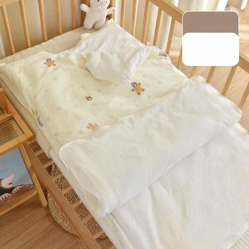 Sac de dormit pentru nou-născuți, bumbac 100%, umplutură poliester, design gros de iarnă, 0.55–1.0 kg